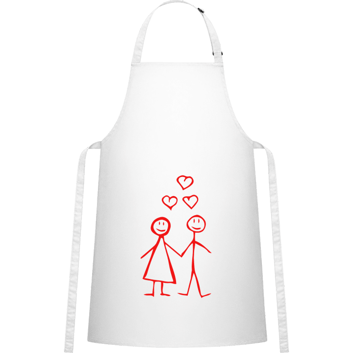 Couple In Love Comic Kitchen Apron contain pic