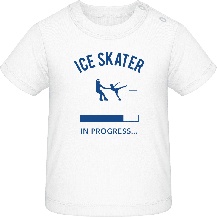 Ice Skater in Progress Camiseta de bebé contain pic
