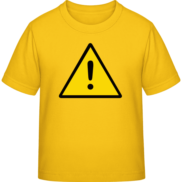 Warning Exclamation T-shirt til børn 0 image
