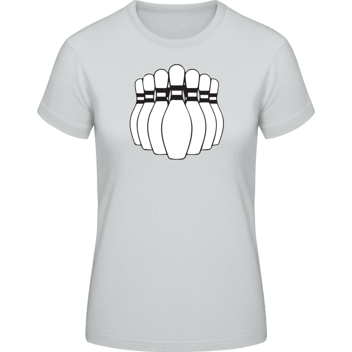 Bowling Kegeln Frauen T-Shirt contain pic