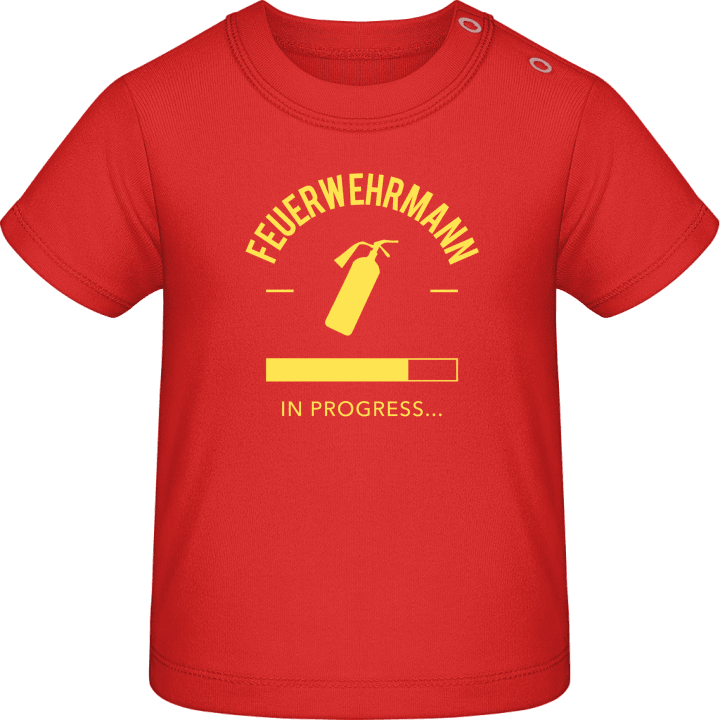Feuerwehrmann Berufswunsch T-shirt för bebisar contain pic