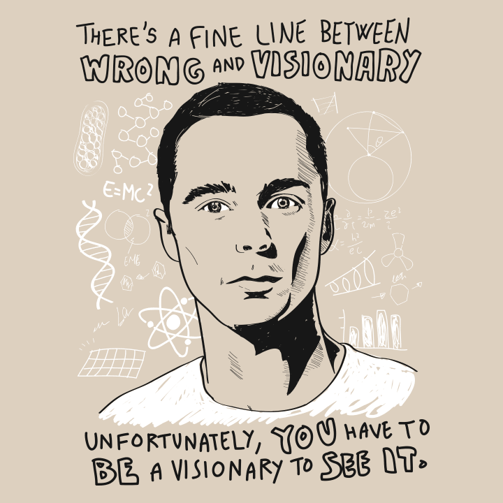 Sheldon Wrong And Visionary T-shirt à manches longues 0 image