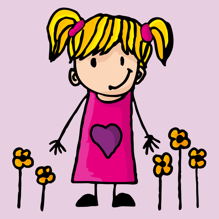 Little Girl Sister Illustration Maglietta per bambini 0 image