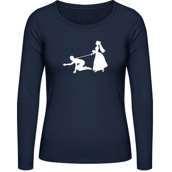Marriage Slave Frauen Langarmshirt contain pic