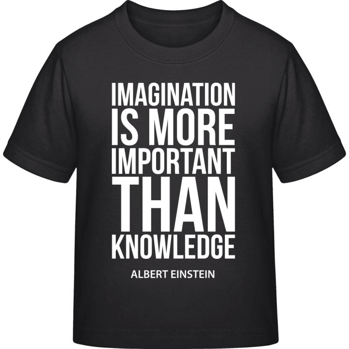 Imagination Is More Important Than Knowledge T-shirt för barn 0 image