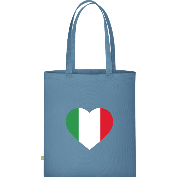 Italy Heart Flag Bolsa de tela contain pic