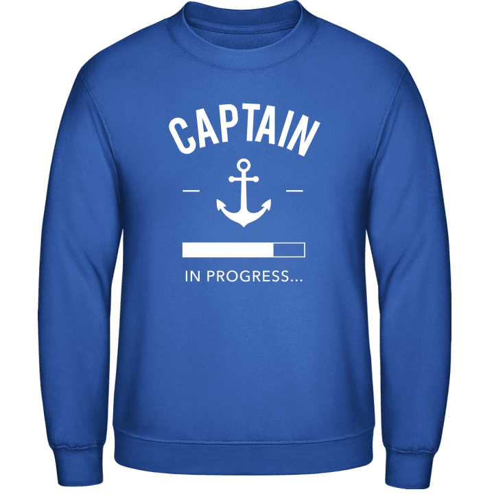 Captain in Progress Sweatshirt contain pic