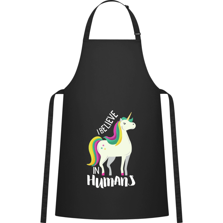 I Believe In Humans Unicorn Kitchen Apron 0 image
