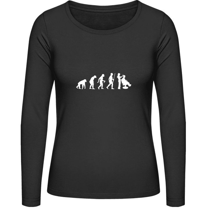 Hairdresser Evolution Langermet skjorte for kvinner contain pic