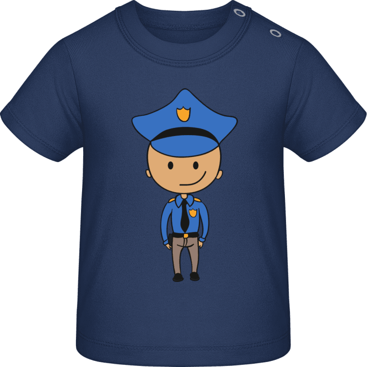 Police Comic Character Camiseta de bebé contain pic