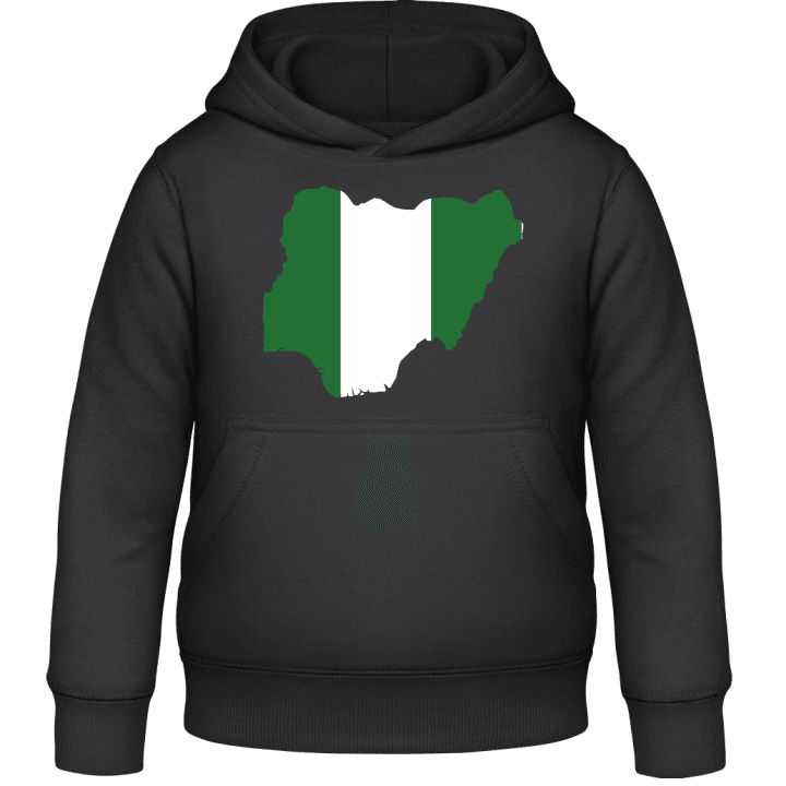 Nigeria Map Flag Kids Hoodie contain pic