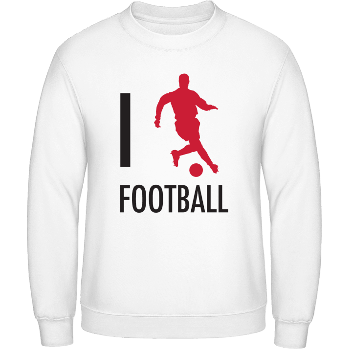 I Heart Football Sweatshirt contain pic