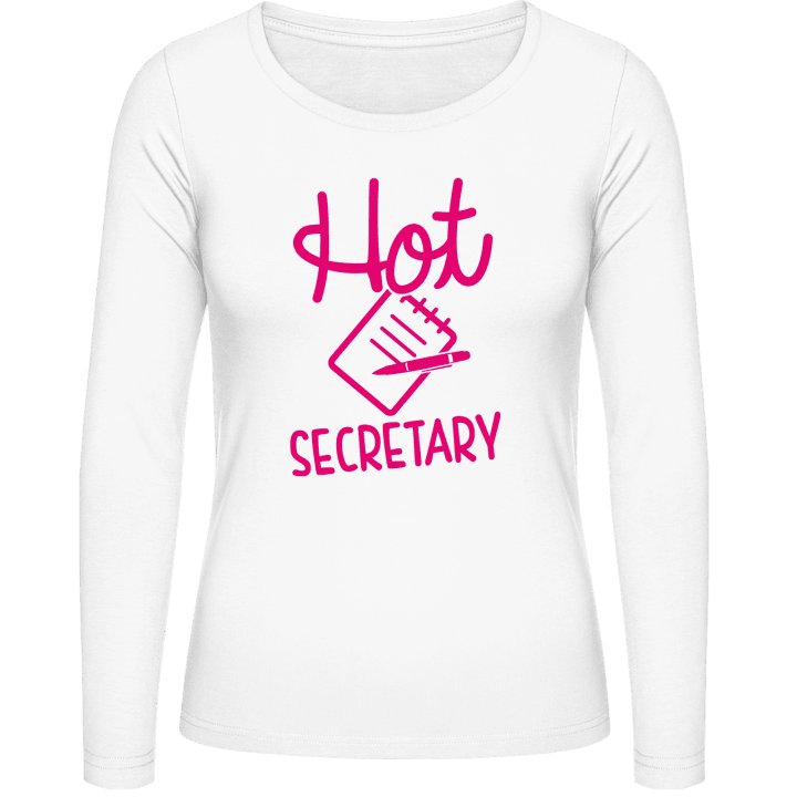 Hot Secretary Camisa de manga larga para mujer contain pic