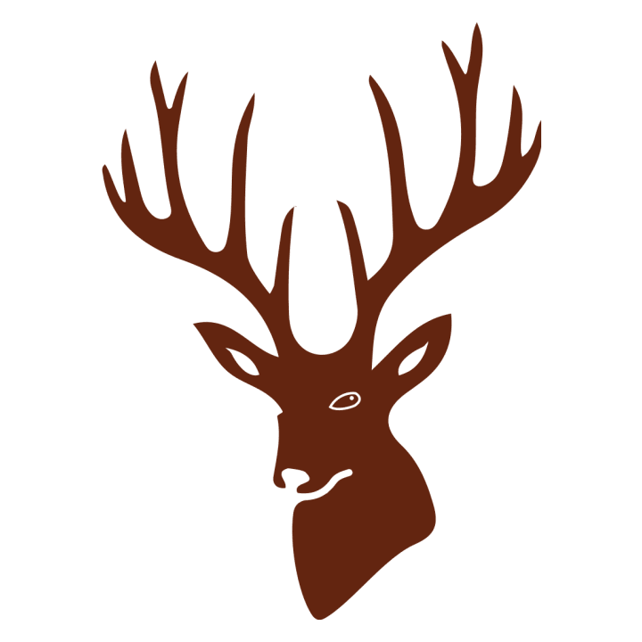 Deer Head Silhouette Camicia donna a maniche lunghe 0 image