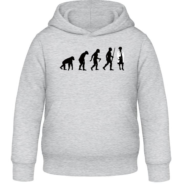Female Doctor Evolution Kids Hoodie contain pic