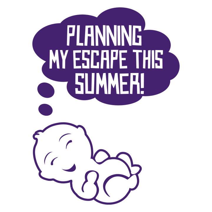 Baby Planning My Escape This Summer T-shirt til kvinder 0 image