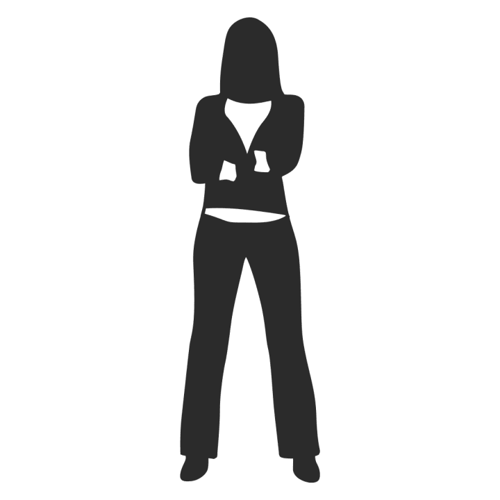 Civil Servant Woman Icon T-shirt à manches longues pour femmes 0 image