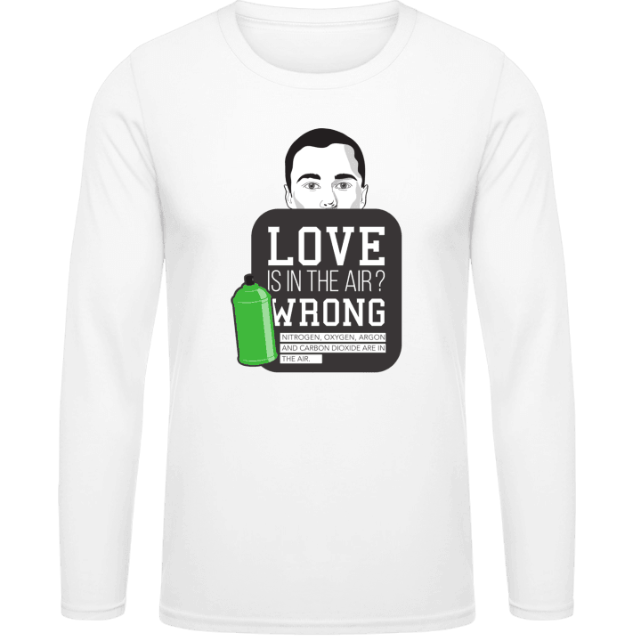Love is in the air Sheldon Style Langarmshirt 0 image