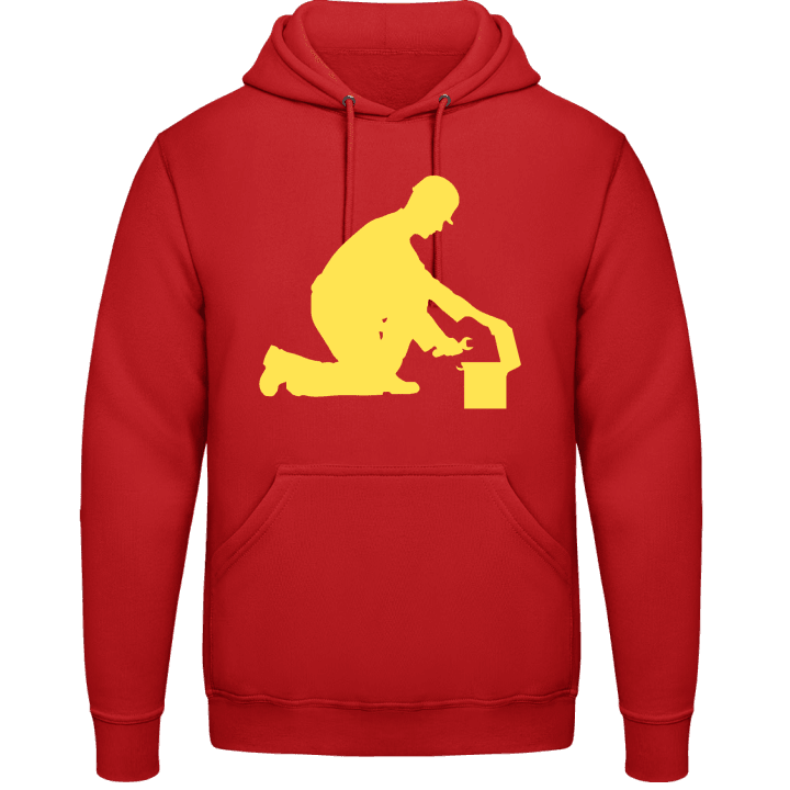 Mechanic And Tool Box Silhouette Hoodie contain pic