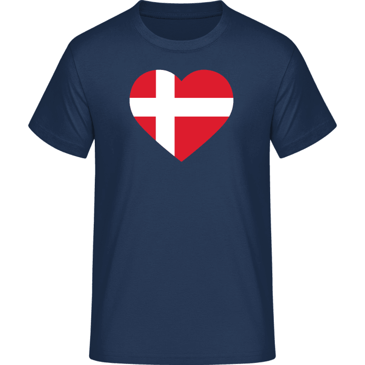 Denmark Heart T-Shirt contain pic