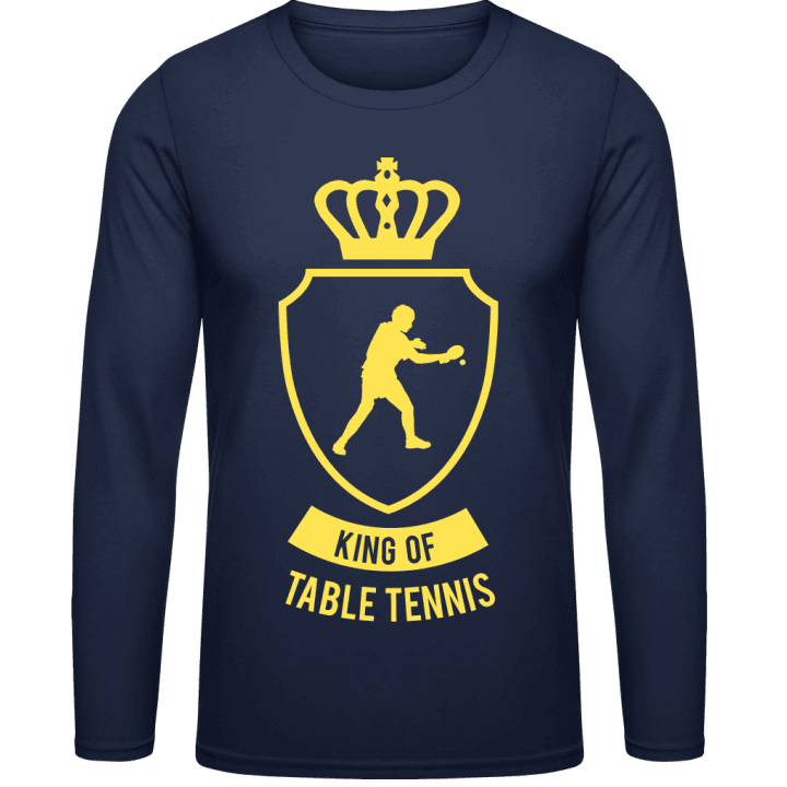 King of Table Tennis T-shirt à manches longues contain pic