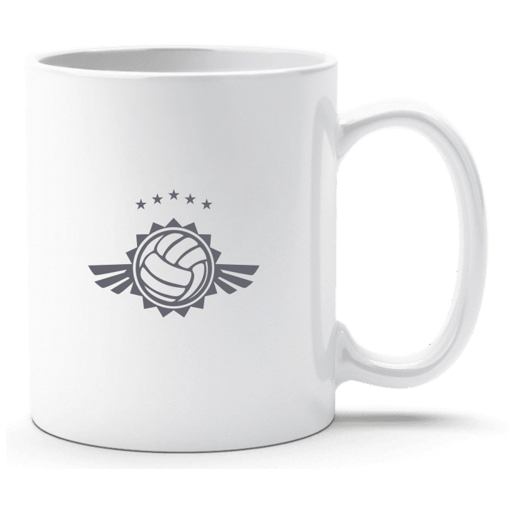 Volleyball Logo Winged Cup contain pic
