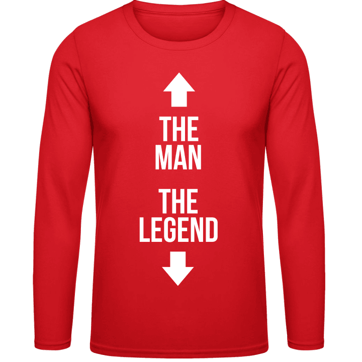 The Man The Legend Arrow Långärmad skjorta contain pic