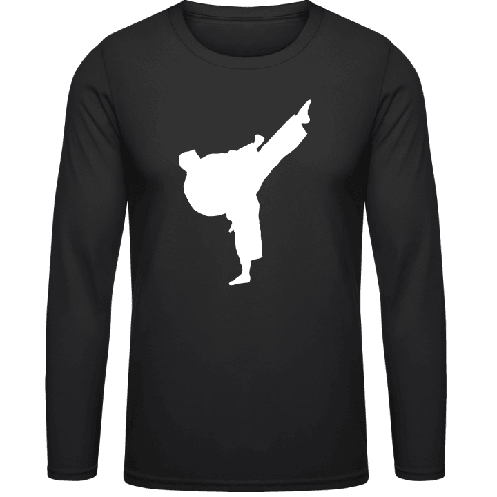 Taekwondo Fighter T-shirt à manches longues contain pic