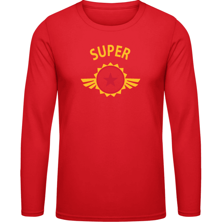 Super + YOUR TEXT Shirt met lange mouwen 0 image