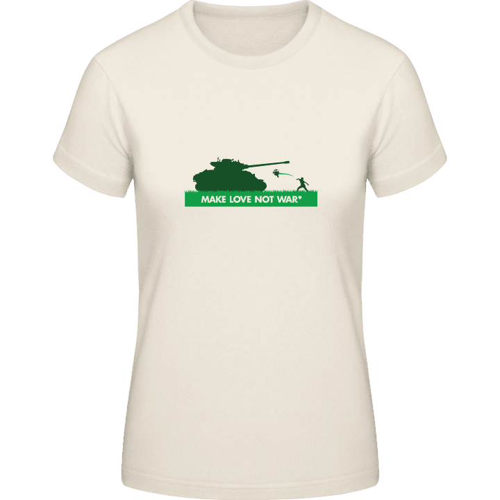 Make Love Tank Frauen T-Shirt contain pic