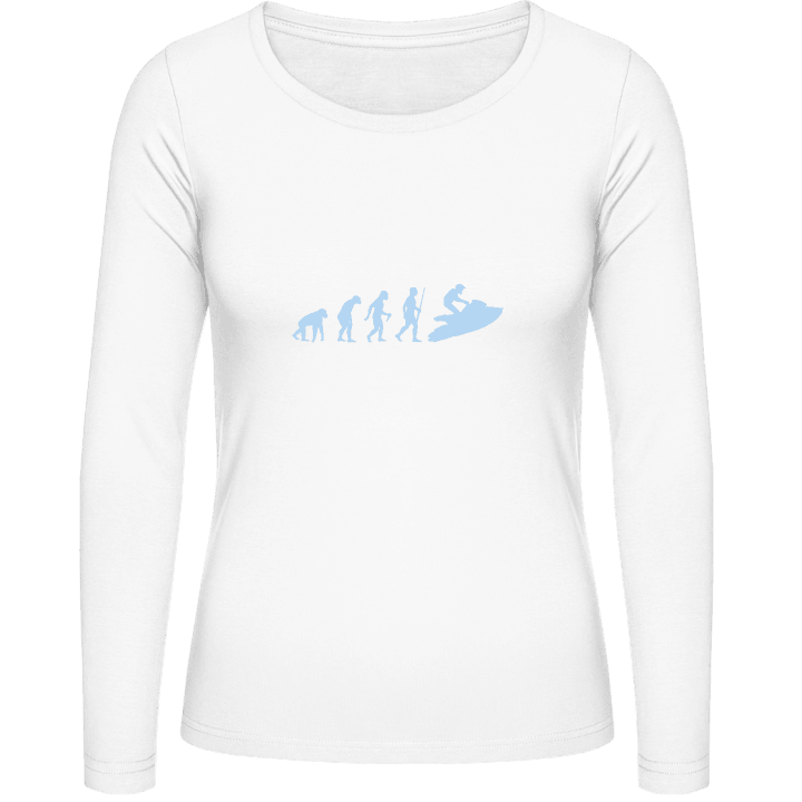 Jet Ski Evolution Langermet skjorte for kvinner contain pic