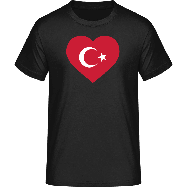 Turkey Heart Flag Maglietta contain pic