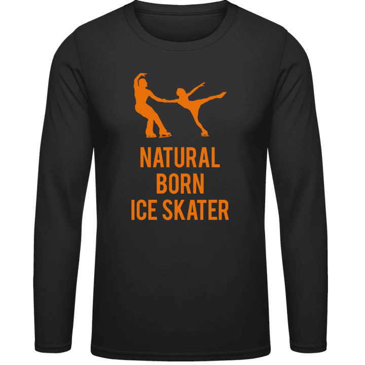 Natural Born Ice Skater Shirt met lange mouwen contain pic
