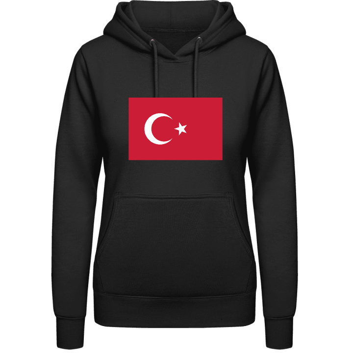 Turkey Flag Sudadera con capucha para mujer contain pic
