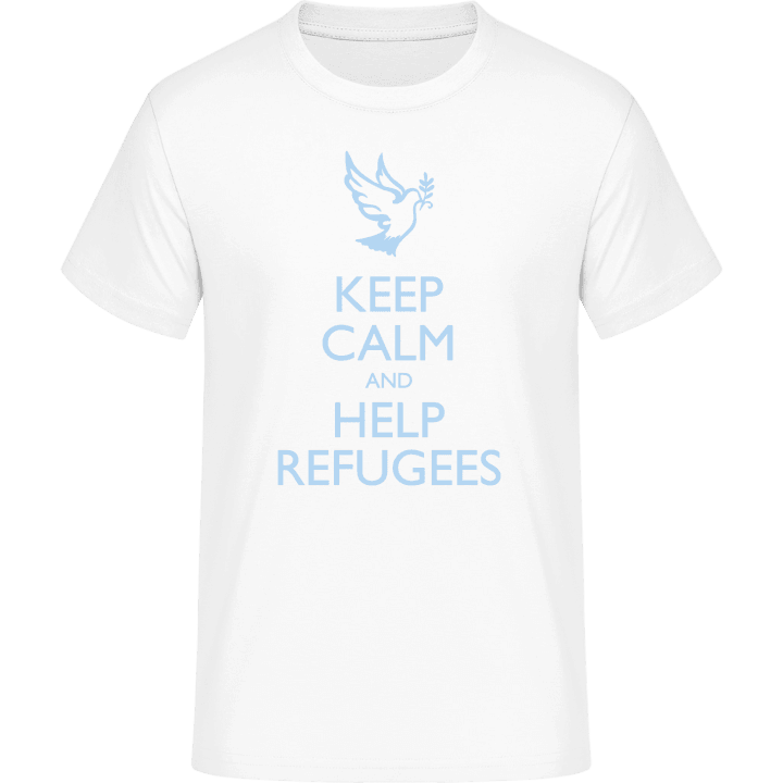 Keep Calm And Help Refugees T-Shirt contain pic