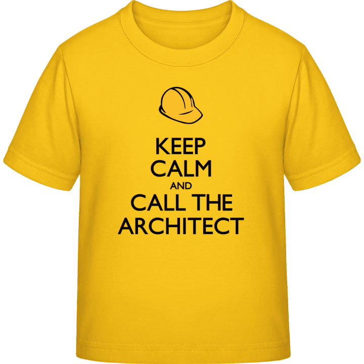 Keep Calm And Call The Architect Kinderen T-shirt contain pic