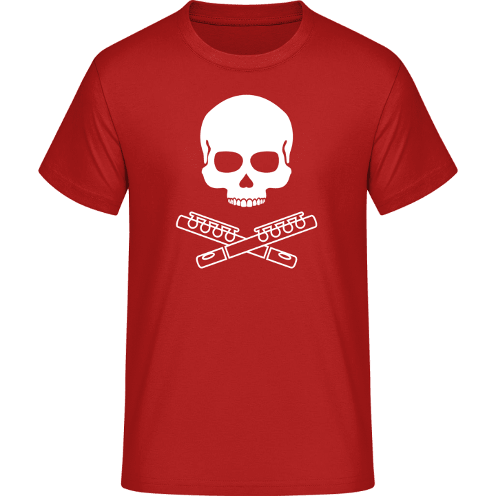 Skull And Flutes T-Shirt contain pic