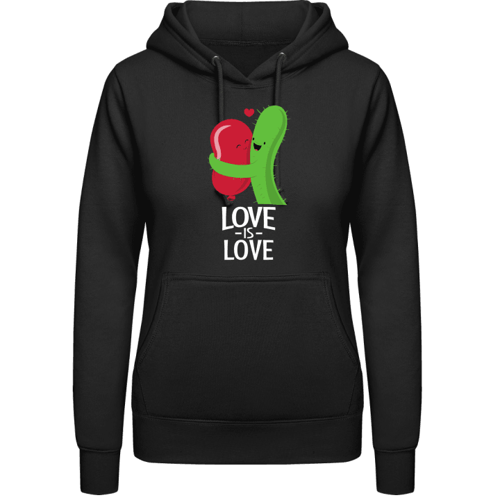 Love Is Love Cactus And Balloon Vrouwen Hoodie 0 image