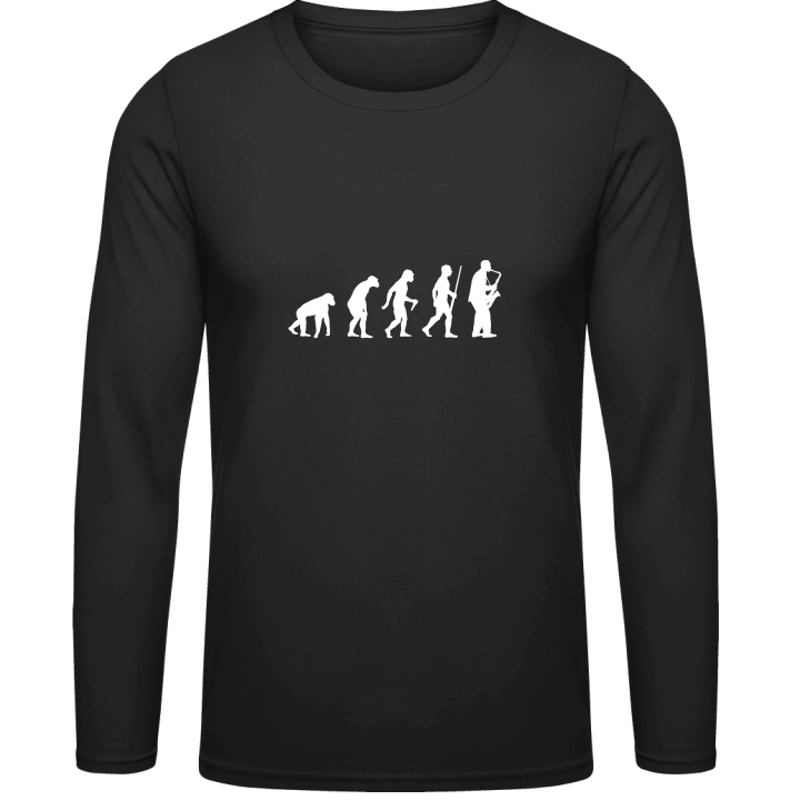 Saxophonist Evolution Shirt met lange mouwen contain pic