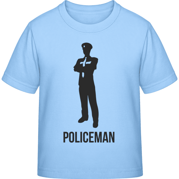Policeman T-skjorte for barn contain pic