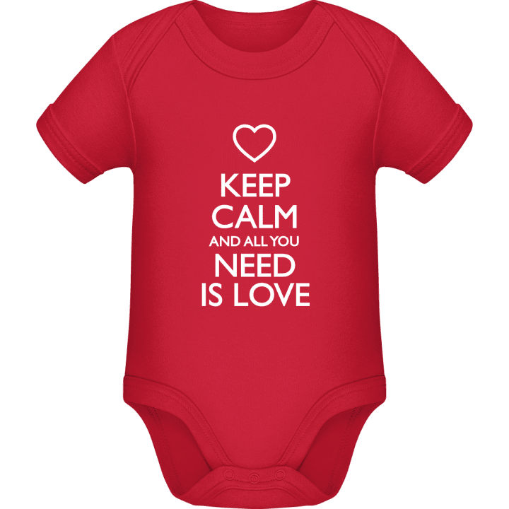 Keep Calm And All You Need Is Love Baby romper kostym contain pic