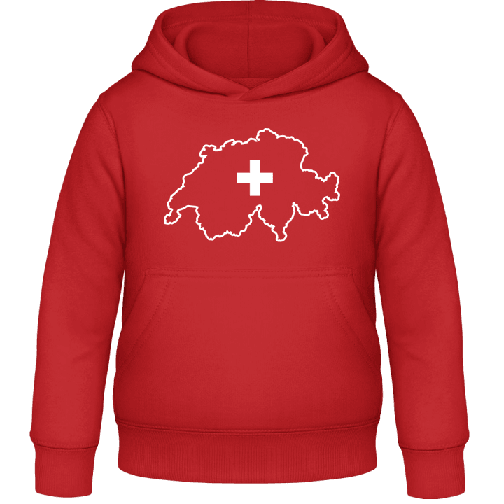 Switzerland Swiss Map Sweat à capuche pour enfants contain pic