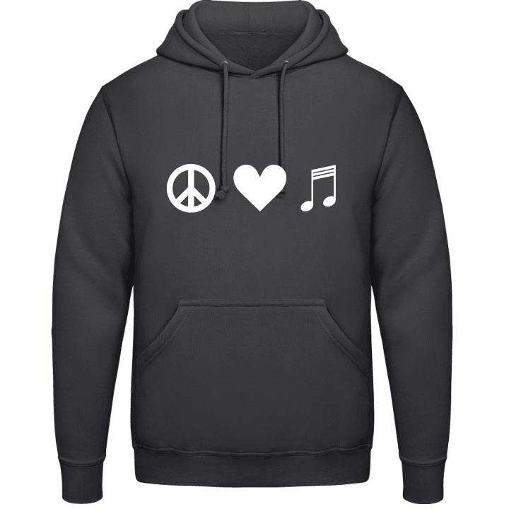 Peace Heart Music Hoodie contain pic