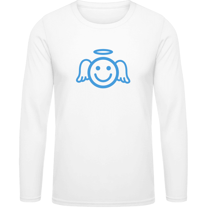 Angel Smiley Icon T-shirt à manches longues contain pic