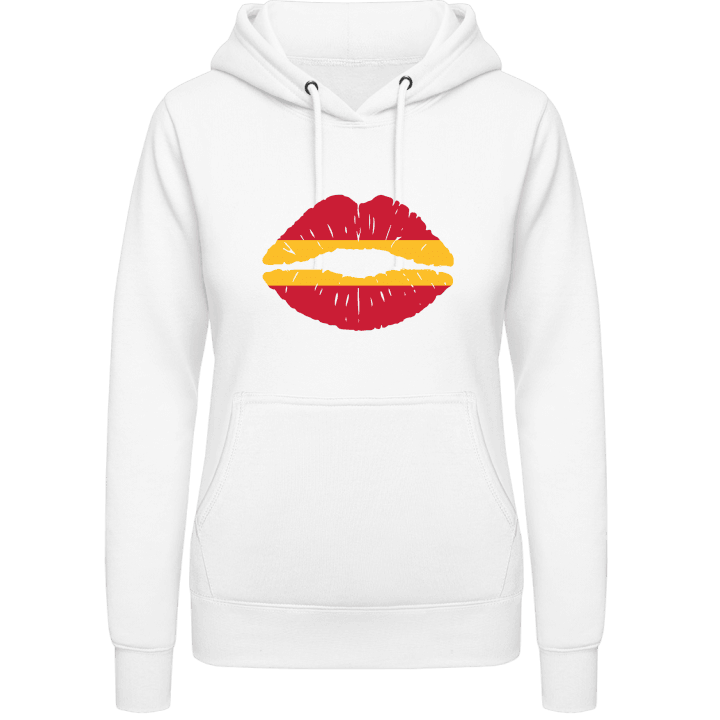 Spanish Kiss Flag Vrouwen Hoodie contain pic