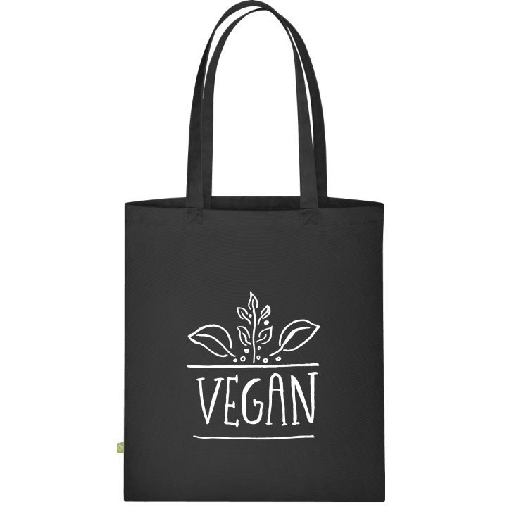 Vegan Illustration Stoffen tas contain pic