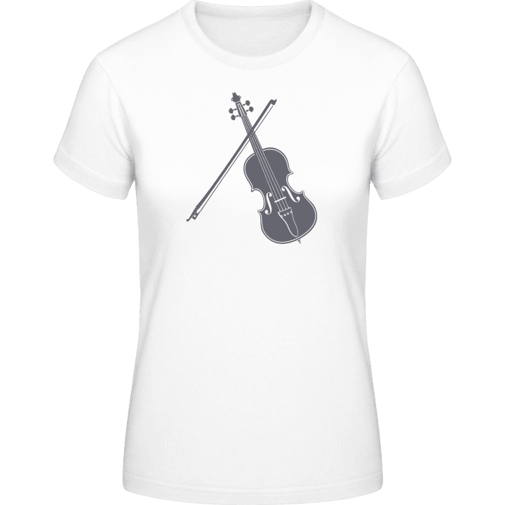 Violin Simple Vrouwen T-shirt 0 image