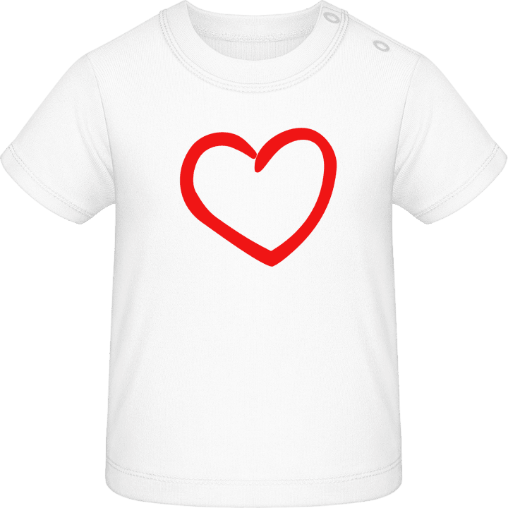Heart Illustration T-shirt för bebisar 0 image