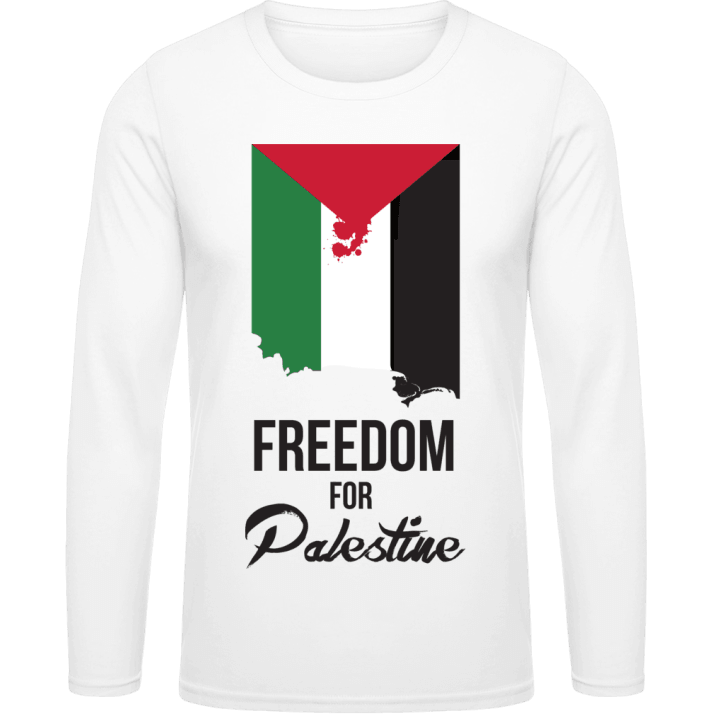 Freedom For Palestine T-shirt à manches longues contain pic