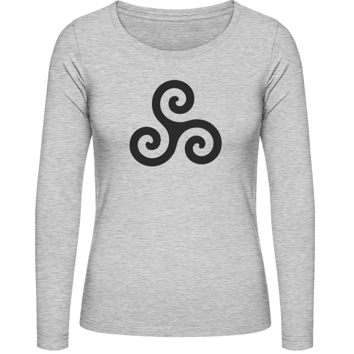Triskel Spiral Langærmet skjorte til kvinder 0 image